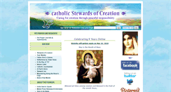 Desktop Screenshot of catholicstewardsofcreation.com